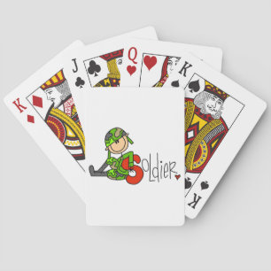 S steht für Soldat Spielkarten