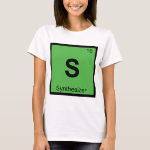 S - Synthesizer Musik Chemie Periodensystem T-Shirt