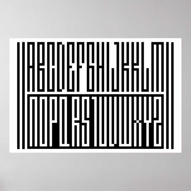 SA.0294 - Alphabeth Extra Large Poster (Vorne)