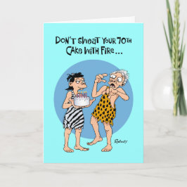 Sa 70e carte d'anniversaire