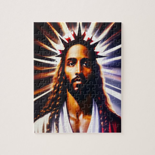 Sa Couronne, Son Puzzle d'Art Abstrait Gloire (Vertical)