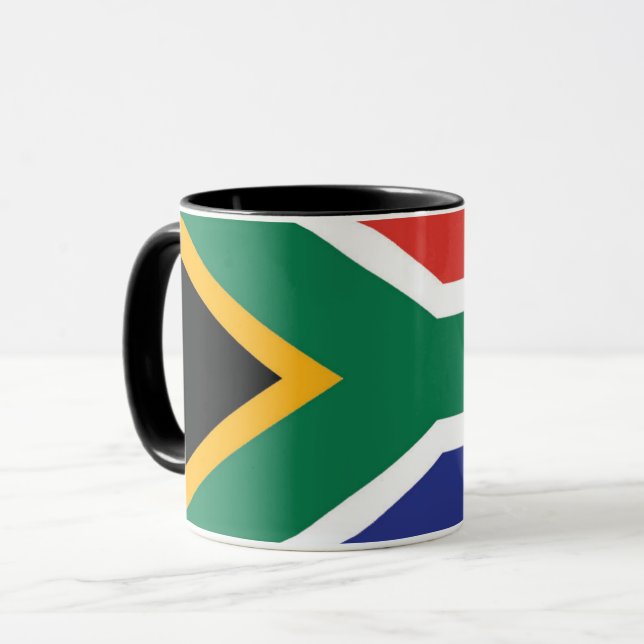 SA-Flagge Tasse (Vorderseite Links)