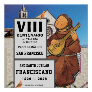Sa Francisco de Assisi Hochglanzposter Poster