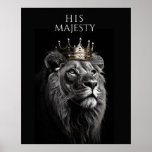 Sa Majesté - Affiche de la Couronne du lion royal