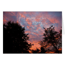 Sa miséricorde est nouvelle chaque matin, note Par