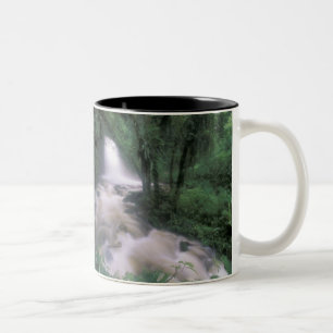 SA, Peru, S.H. Machu Picchu, Kaskade und Wolke Zweifarbige Tasse