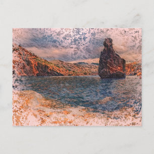 Sa Polleta des Punset und Benirràs-Bucht, Ibiza Postkarte