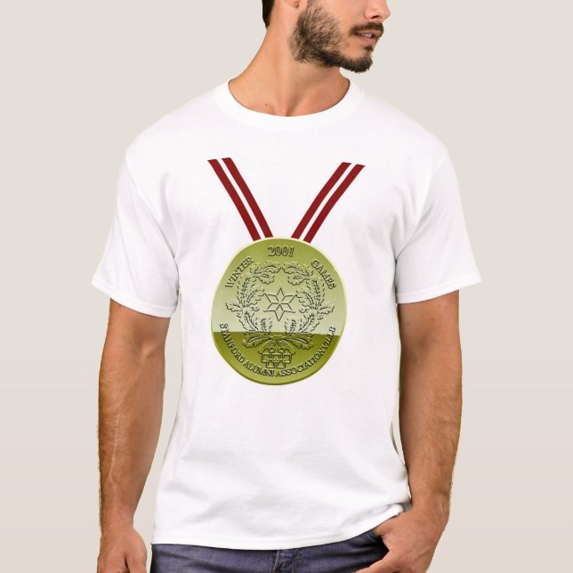 SAA Winter-Spiel-Bronzemedaille T-Shirt (Vorderseite)