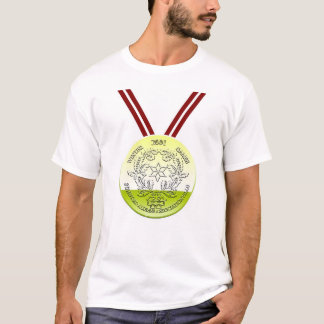 SAA Winter-Spiel-Goldmedaille T-Shirt