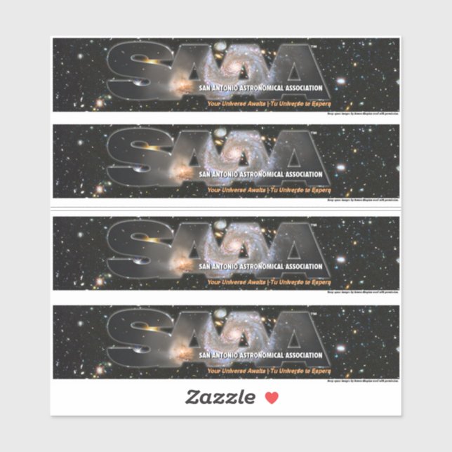 SAAA logo stickers Aufkleber (Blatt)