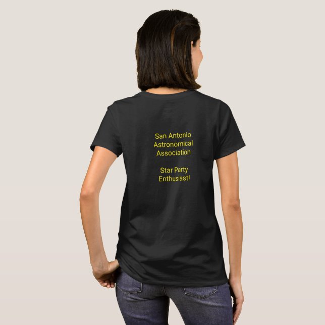 SAAA-Logo - T - Shirt der Frauen (Schwarz voll)