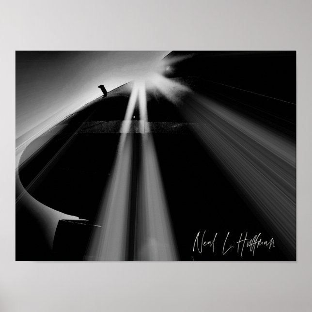 SAAB 340 Sonnenuntergang-Poster Poster (Vorne)