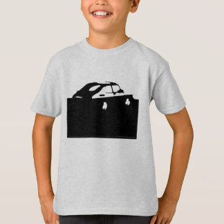 Saab 900 SPG/Aero Klassiker - schwärzen Sie auf T-Shirt