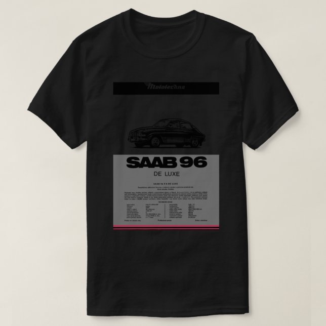 SAAB 96 - EIGENTÜMER_S HANDBOOK T-Shirt (Design vorne)