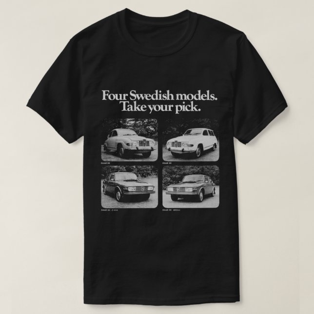 SAAB 96 SAAB 99 T-Shirt (Design vorne)