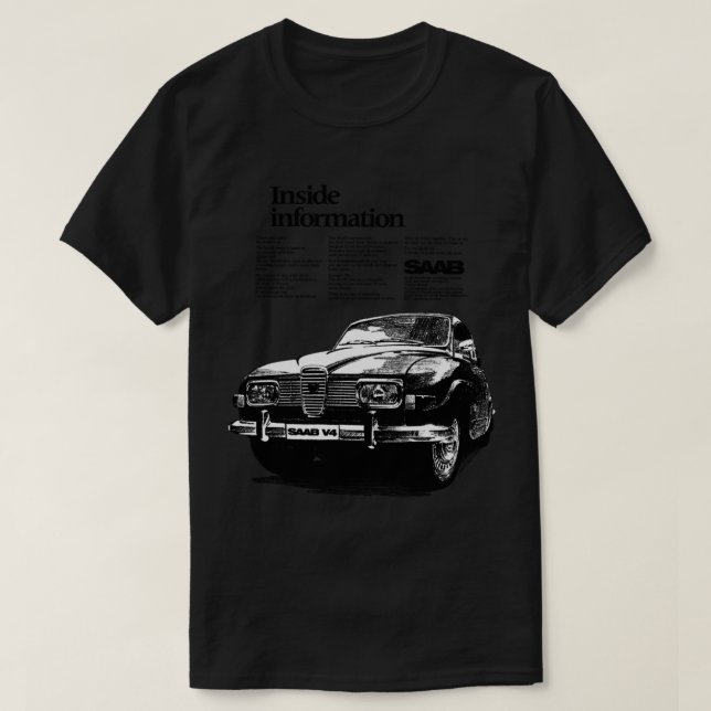 SAAB 96 V4 T-Shirt (Design vorne)