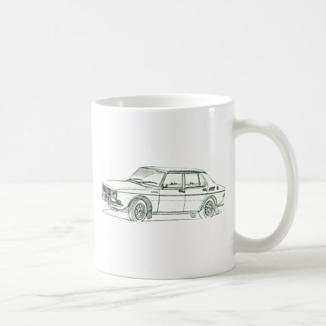 Saab 99 1968 kaffeetasse (Rechts)