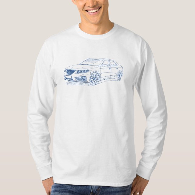 Saab 9-5 2011 T-Shirt (Vorderseite)