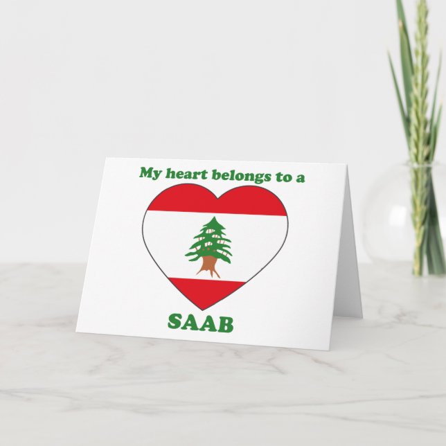 Saab Feiertagskarte (Vorderseite)