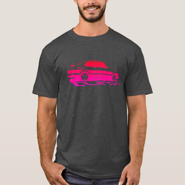 Saab Turbo-Rückgrat T-Shirt (Vorderseite)