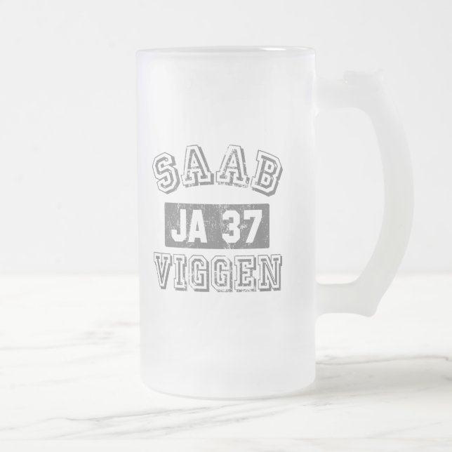 Saab Viggen Mattglas Bierglas (Rechts)
