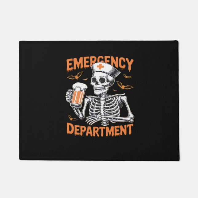 Saal 2 Side Emergency Department Halloween Nurine Fußmatte (Vorderseite)