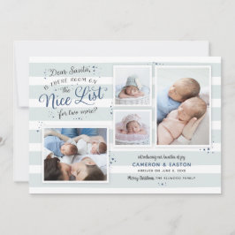 Saal auf der Nizzaer Liste Twin Birth Ankündigung