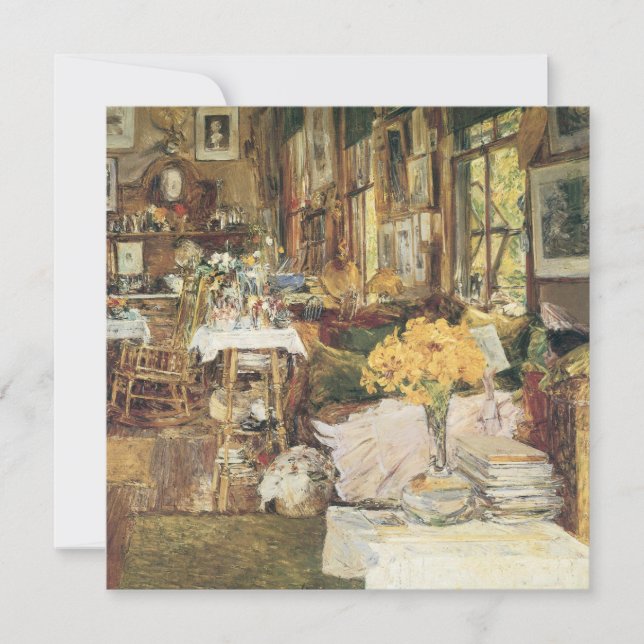 Saal der Blume von Childe Hassam, Vintage Kunst (Vorderseite)