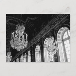 Saal mit Kronleuchtern Postkarte