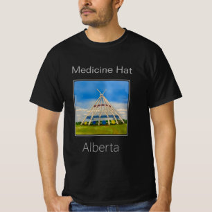 Saamis Tepee, Medicine Hat, Alberta T-Shirt