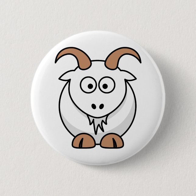 Saanenziege Button (Vorderseite)