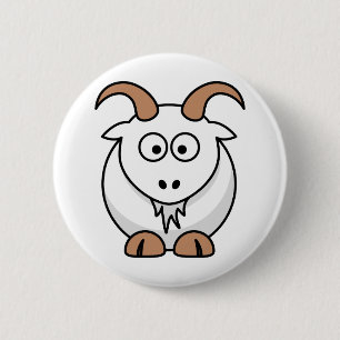 Saanenziege Button
