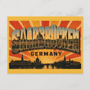 Saarbrücken Deutschland Schloss Postkarte