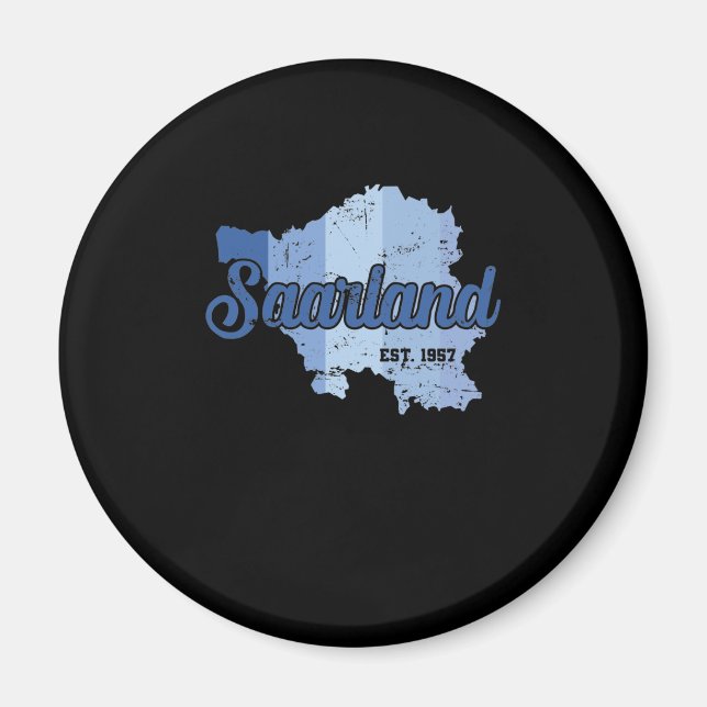 Saarland altes Deutschland Magnet (Vorne)