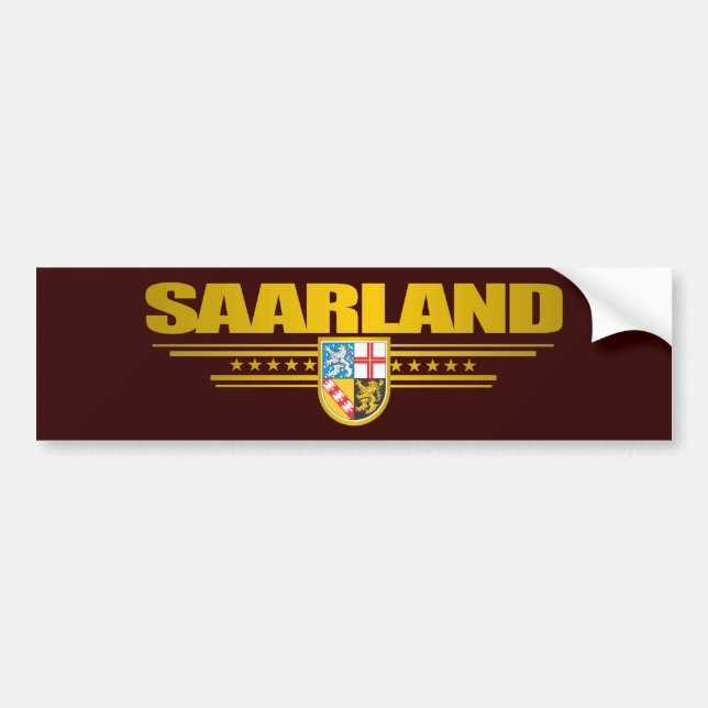 Saarland Pride Autoaufkleber (Vorne)
