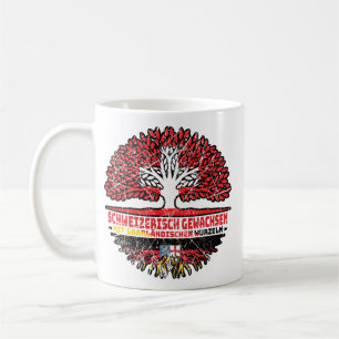 Saarland Saarländisch Schweizer Schweiz Baum Kaffeetasse