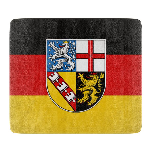 Saarland Schneidebrett (Vorderseite)