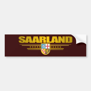 Saarland-Stolz Autoaufkleber