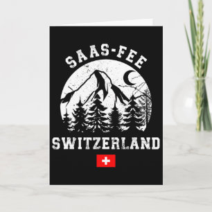 Saas-fee Schweiz Skigebiet Alpen Alpinski Karte