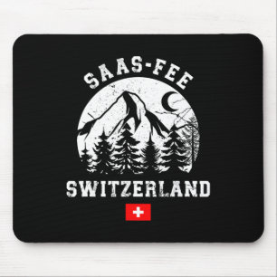 Saas-fee Schweiz Skigebiet Alpen Alpinski Mousepad