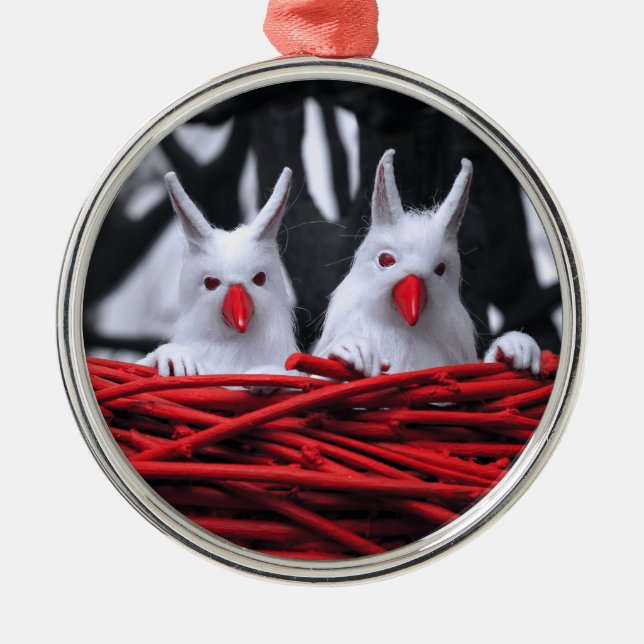 Saatgut im Sand Ornament Aus Metall (Vorne)