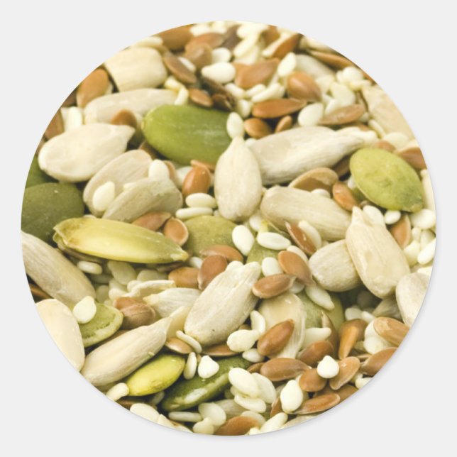 Saatgut Runder Aufkleber (Vorderseite)