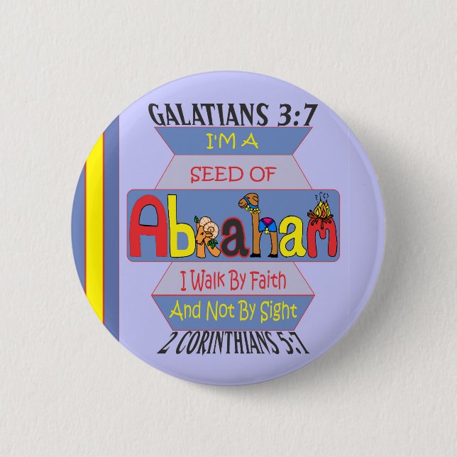 Saatgut von Abraham I Eng I Rnd I 2.25X2.25 Button (Vorderseite)
