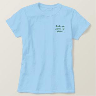 Saatgut wird von Optimisten gepflanzt Besticktes T-Shirt