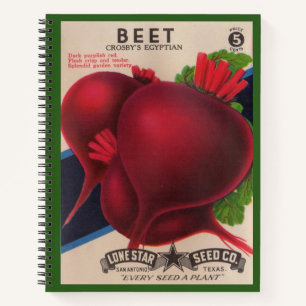 Saatgutpaket der 50er Jahre Notizbuch