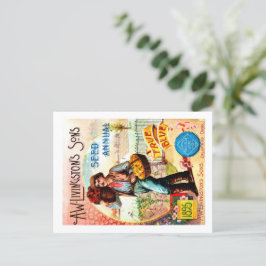 Saatgutverpackung Postkarten. Postkarte