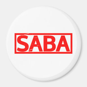 Saba Briefmarke Magnet