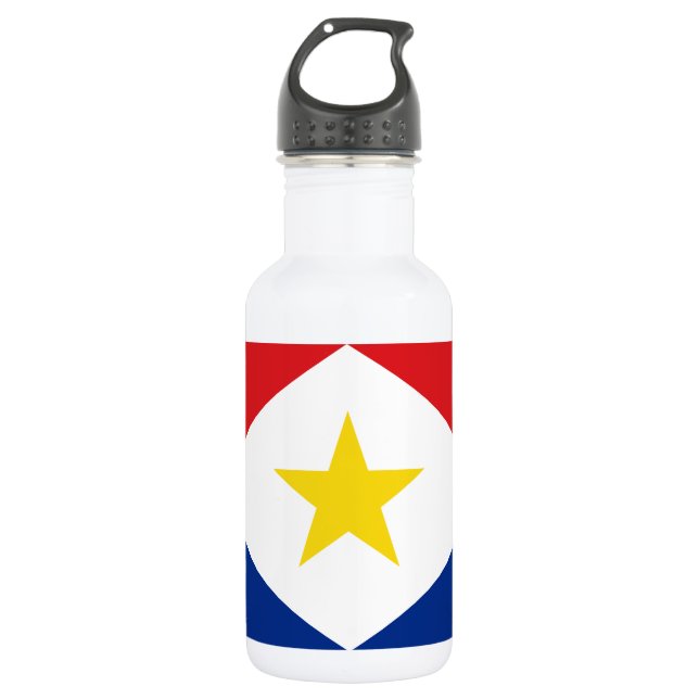 Saba Flag Edelstahlflasche (Vorderseite)