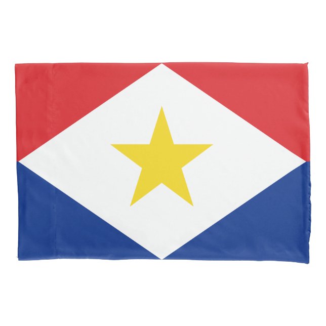 Saba Flag Kissenbezug (Vorderseite)