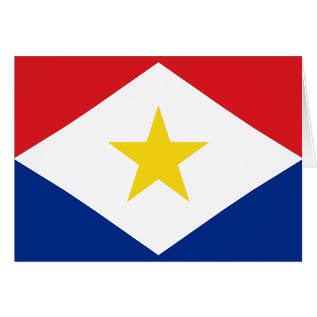 Saba-Flagge (Vorderseite (Horizontal))